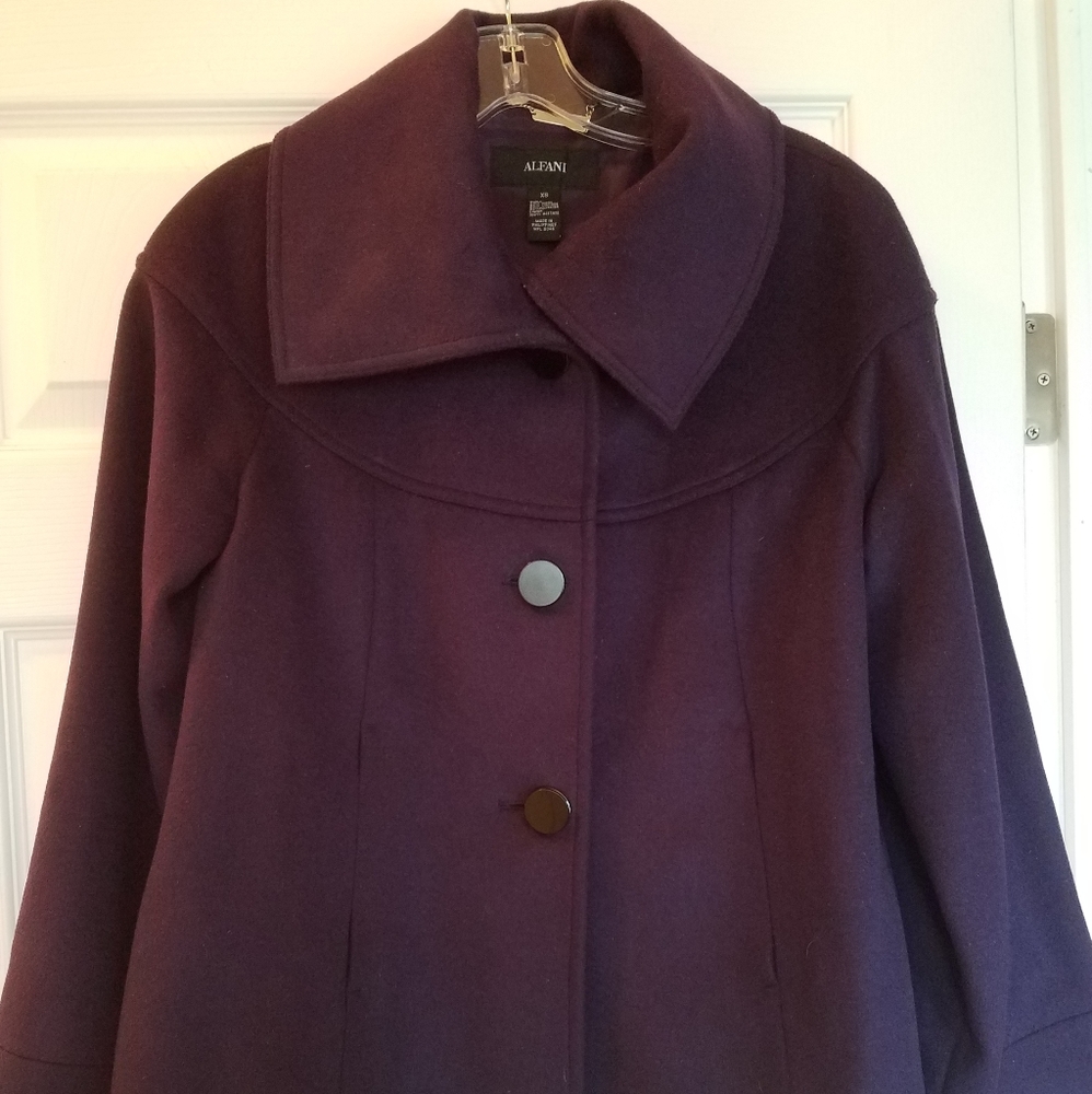 EUC Alfani Wool Coat